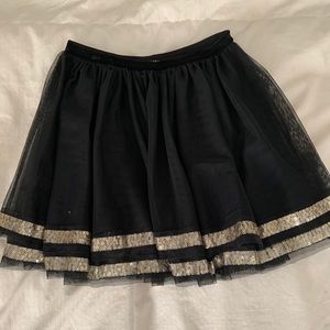 Girls black skirt